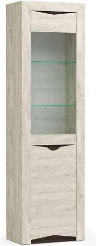 Шкаф-пенал Лючия 33.14-01, Бетон пайн белый, Венге Шкаф-пенал Лючия 33.14-01, Бетон пайн белый, Венге