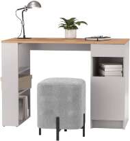 89.10 Прайм стол письменный кашемир / дуб золотой 89.10 Прайм стол письменный кашемир / дуб золотой