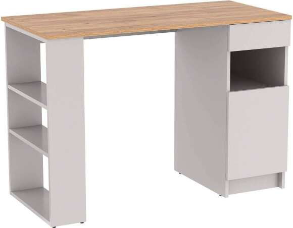 89.10 Прайм стол письменный кашемир / дуб золотой