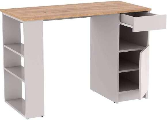 89.10 Прайм стол письменный кашемир / дуб золотой