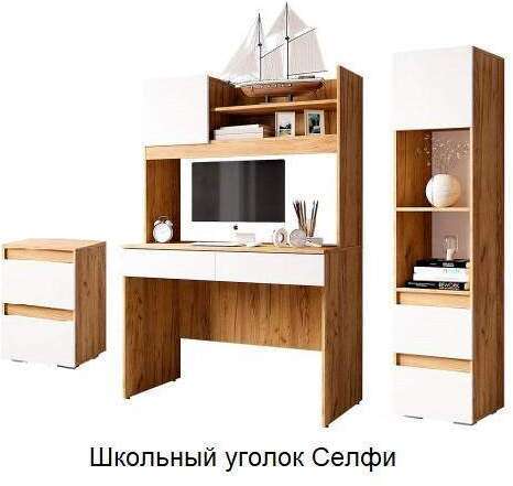 Школьный (рабочий) уголок Селфи Семья Мебелони