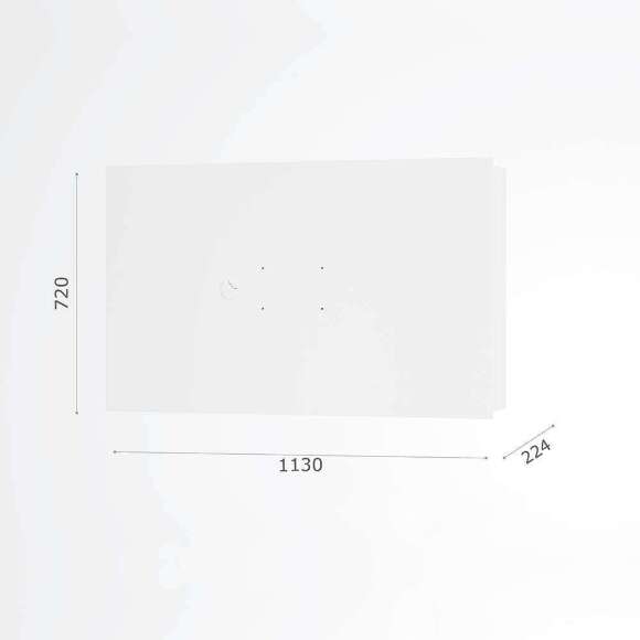 Шкаф навесной под ТВ Эко ШКН-06