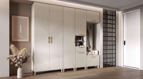 Ирис Прихожая Пенал закрытый (Кашемир, Кашемир)