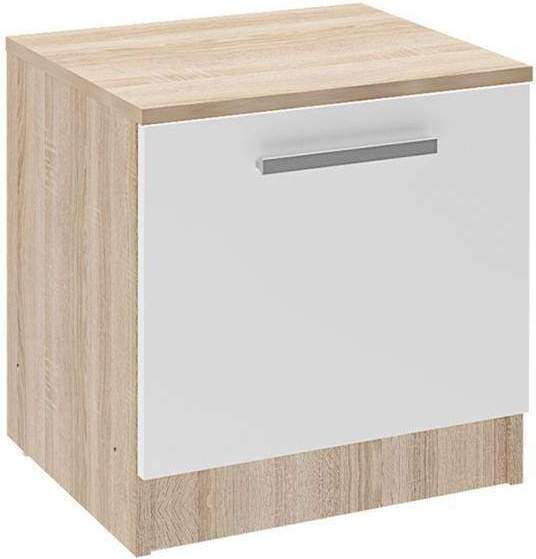 Тумба прикроватная Илга дуб сонома / белый