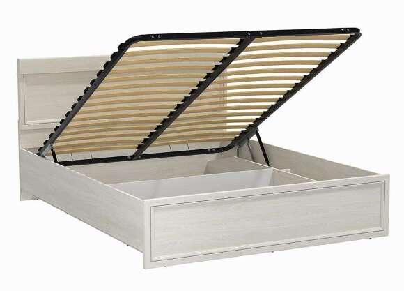 Лиана кровать двойная с подъемным механизмом 45.26-02 Ясень анкор светлый