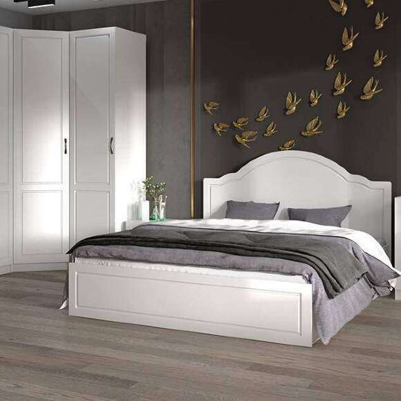 Кровать 160х200 Апполия (ТЭКС) Белый дуб