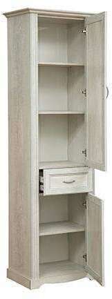 Шкаф-пенал Сохо 32.04-01 Бетон пайн белый/бетон пайн патина