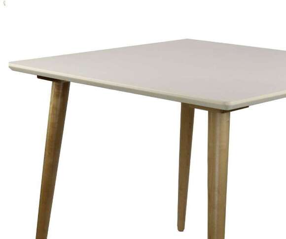 Стол обеденный Ронда Мини 100, натуральный/слоновая кость