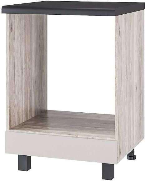 Шкаф под духовку без столешницы Берген Лайт 6д1 0,6м, Дуб смоки, Кашемир