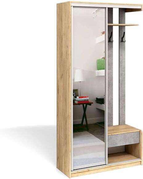 Прихожая Лайт Дуб Крафт золотой / Ателье светлое Прихожая Лайт Дуб Крафт золотой / Ателье светлое