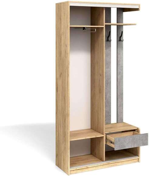 Прихожая Лайт Дуб Крафт золотой / Ателье светлое Прихожая Лайт Дуб Крафт золотой / Ателье светлое