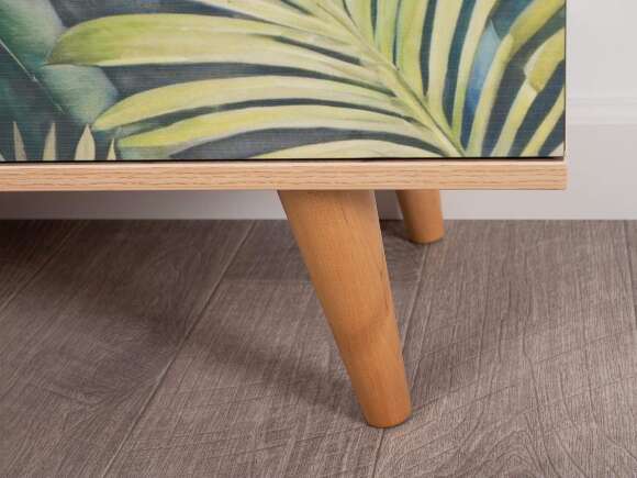 Матиас комод 16.245 Гикори Рокфорд / Дымчатый Зеленый