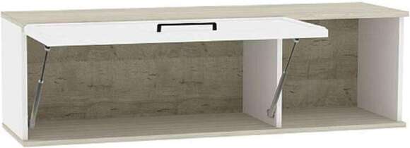 Шкаф навесной Аурелио 15, Белый, Блеквуд Сатиновый