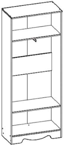 Латте 2 Шкаф двухдверный Бодега Светлый / Орех Донской