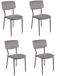 Стул Бонд (4 шт) Темно-серый Стул Бонд (4 шт) Темно-серый