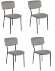 Стул Бонд (4 шт) Темно-серый Стул Бонд (4 шт) Темно-серый