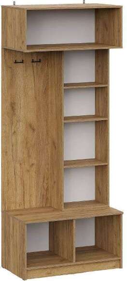 Вешалка с зеркалом "Авиньон", Графит