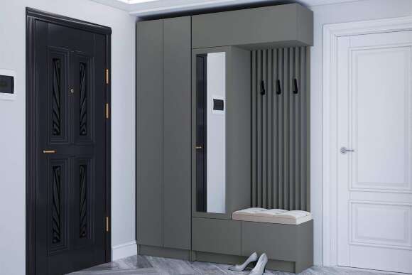 Мини-прихожая Руэлла, Графит серый Мини-прихожая Руэлла, Графит серый