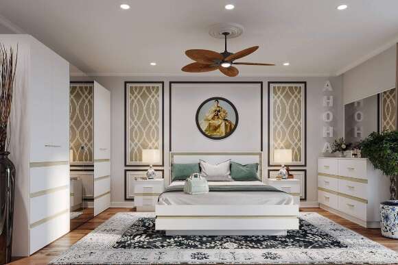 Спальня Анона белый. Комплект 3