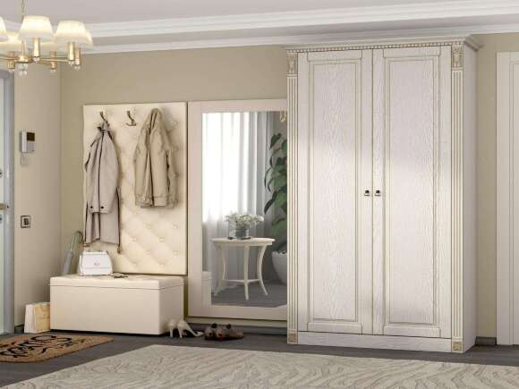 Прихожая Вероника-7 шкаф бодега светлый/ясень патина