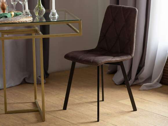 Стул Верона Черный / Амиго Кофе