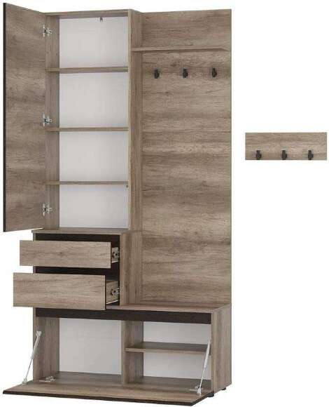 Прихожая ПР-04 Энигма дуб каньон/венге Прихожая ПР-04 Энигма дуб каньон/венге