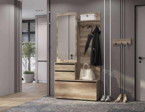 Прихожая ПР-04 Энигма дуб каньон/венге Прихожая ПР-04 Энигма дуб каньон/венге