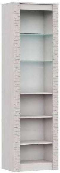 Пенал со стеклом "Гамма 20" Ясень анкор светлый, Сандал светлый Пенал со стеклом "Гамма 20" Ясень анкор светлый, Сандал светлый