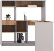 89.11-01 Прайм стол письменный правый кашемир / дуб золотой 89.11-01 Прайм стол письменный правый кашемир / дуб золотой