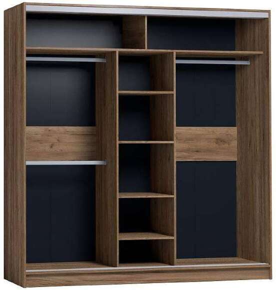 Шкаф-купе Strike 2000 с зеркалом Глазов-мебель (Дуб табачный Craft) Шкаф-купе Strike 2000 с зеркалом Глазов-мебель (Дуб табачный Craft)