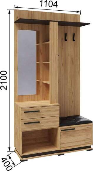 Центральная секция Модена МЦС-30, Гикори рокфорд, Венге