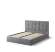 Кровать с ортопедическим основанием Белла 140х200, серый