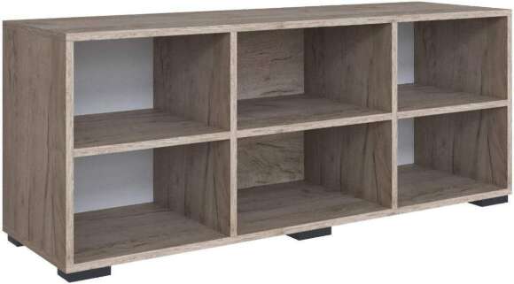 Дублин Тумба ТВ дуб крафт серый/цемент