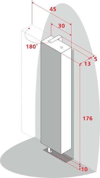 Поворотный шкаф Lupo Glossy art.5628 Поворотный шкаф Lupo Glossy art.5628