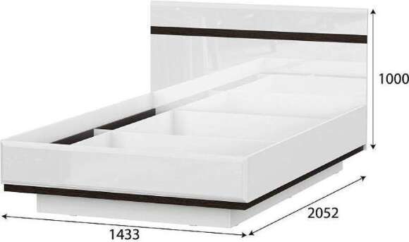 Кровать 140х200 с гибким основанием Соло Кровать 140х200 с гибким основанием Соло