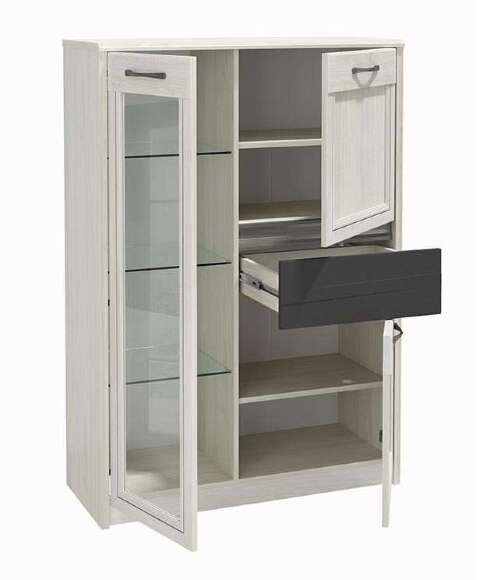 Лиана тумба 45.13 Ясень анкор светлый/Графит