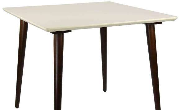 Стол обеденный Ронда Мини 100, орех/слоновая кость