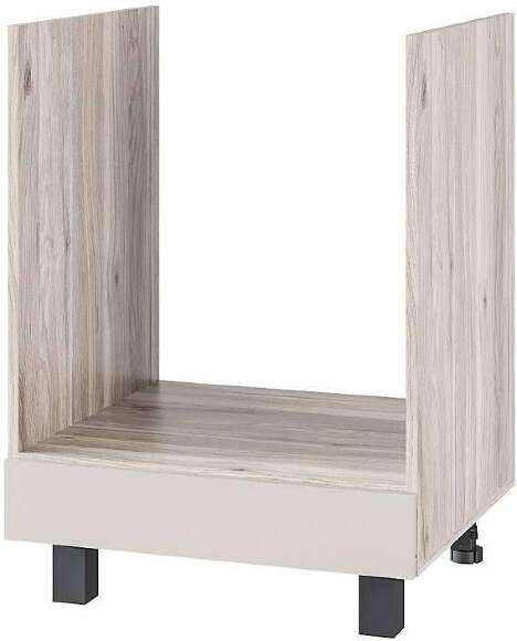 Шкаф под духовку со столешницей Берген Лайт 6д1, Дуб смоки, Кашемир Шкаф под духовку со столешницей Берген Лайт 6д1, Дуб смоки, Кашемир