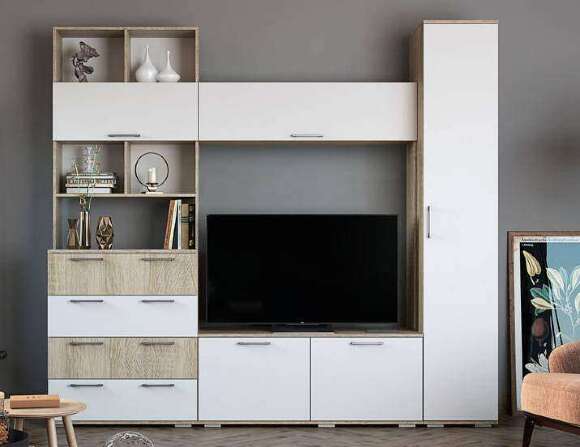 Шкаф-пенал ПН-01 Белладжио (Семья Мебелони)