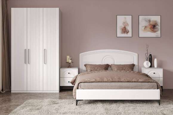 Тумба прикроватная Валенсия 13.291, Белый шагрень