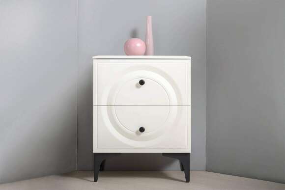 Тумба прикроватная Валенсия 13.291, Белый шагрень