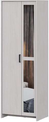 МСП 1 шкаф двухстворчатый + полки / Ясень светлый