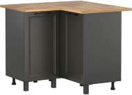 Римини стол угловой Диамант серый