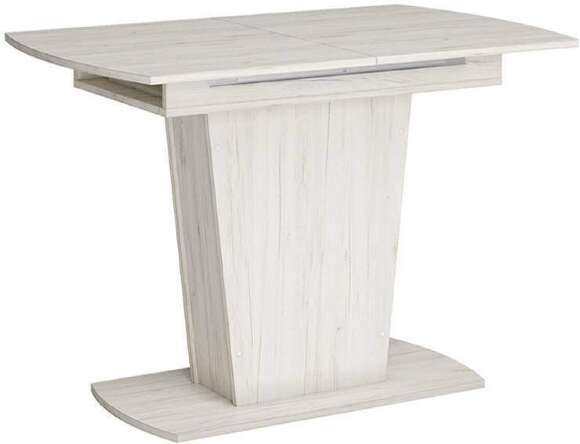 Стол обеденный Оливер-02 дуб крафт белый
