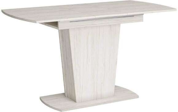 Стол обеденный Оливер-02 дуб крафт белый