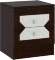 Тумба прикроватная Николь венге / лиственница светлая