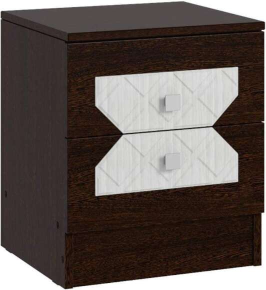 Тумба прикроватная Николь венге / лиственница светлая