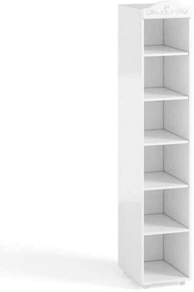 Стеллаж Италия ИТ-41 гл. 560 белое дерево Стеллаж Италия ИТ-41 гл. 560 белое дерево