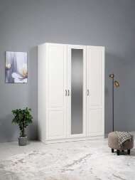 Ливерпуль Шкаф комбинированный 08.45.01 Белый/Ясень ваниль