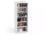 Шкаф-стеллаж (гл.410) Италия ИТ-52 белое дерево